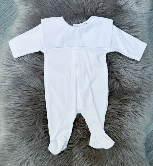 White Collar Babygrow