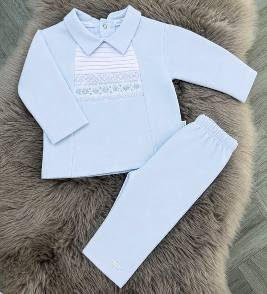 Lennie Blue Cotton 2 Piece