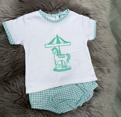 Louis Carousel Green 2 Piece