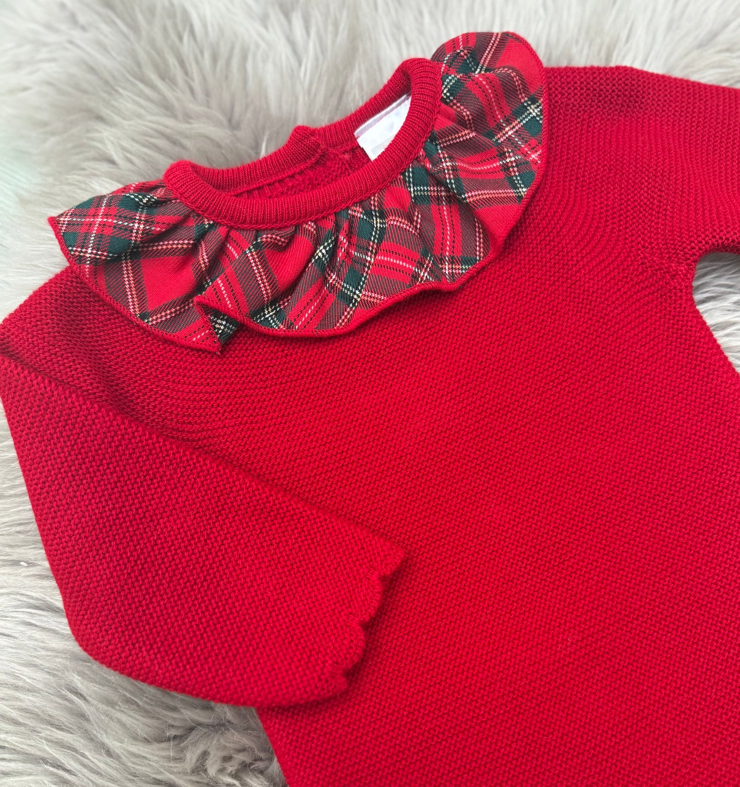 Red Check Romper