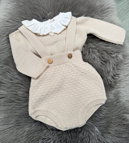 Callie Beige Romper