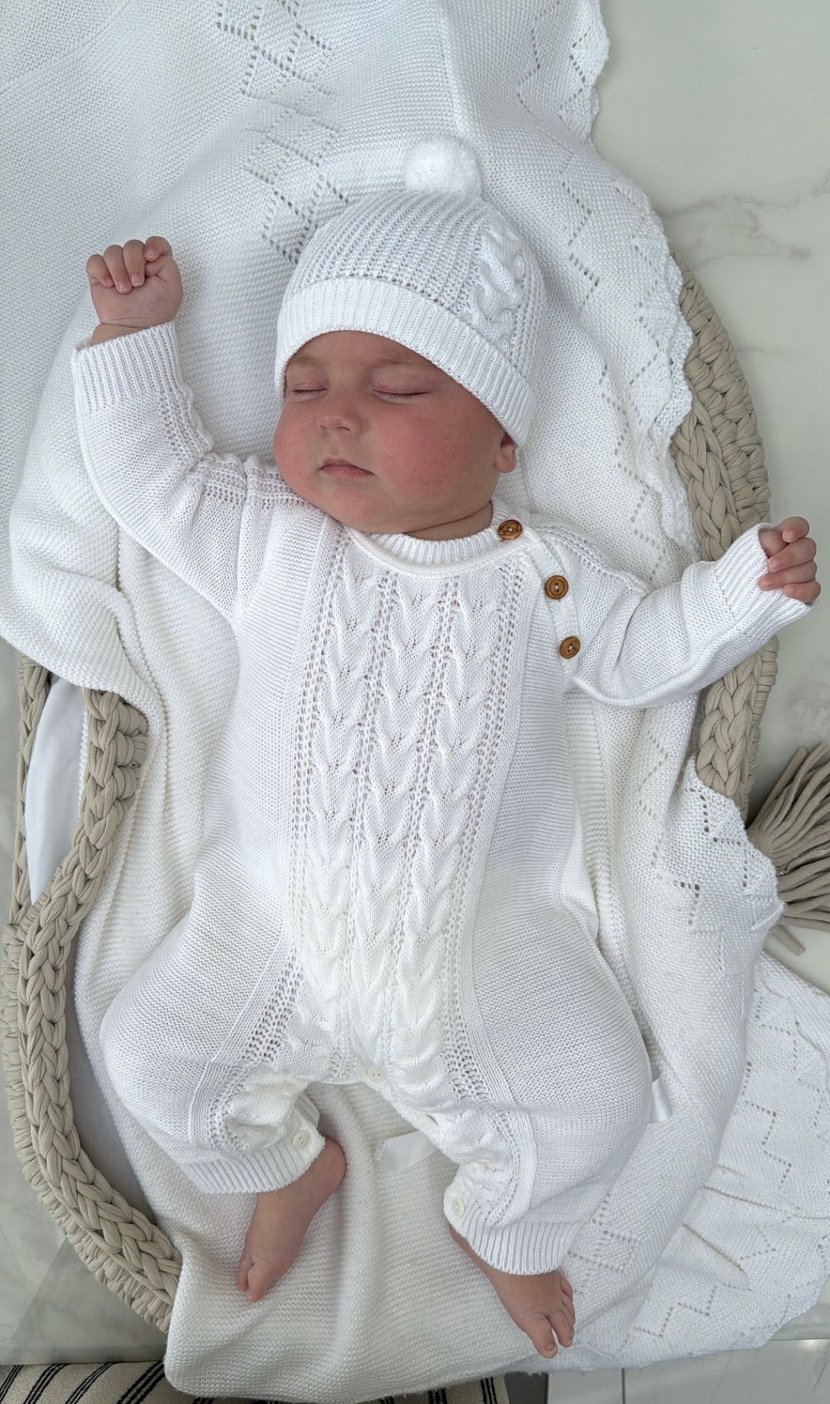 Snowy Romper & Hat