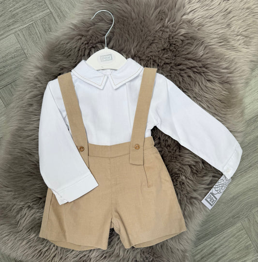 Smart Beige Dungarees