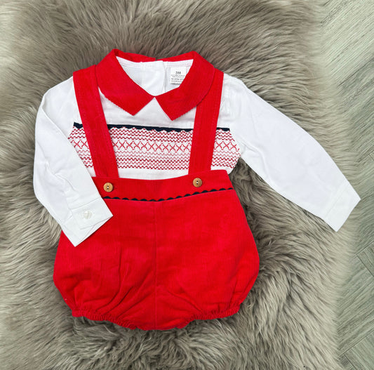 Red & White 2 Piece