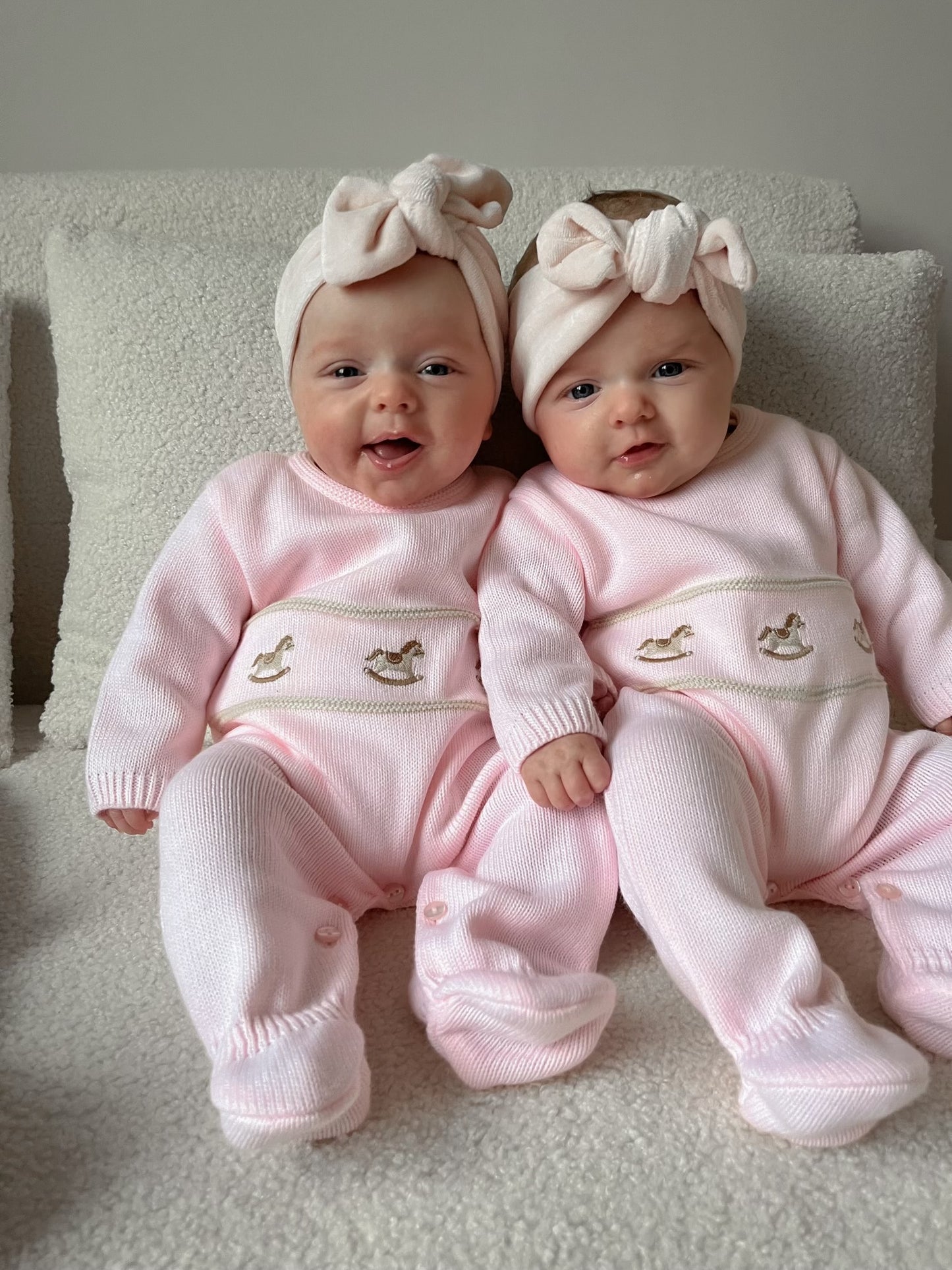 Pink Rocking Horse Babygrow