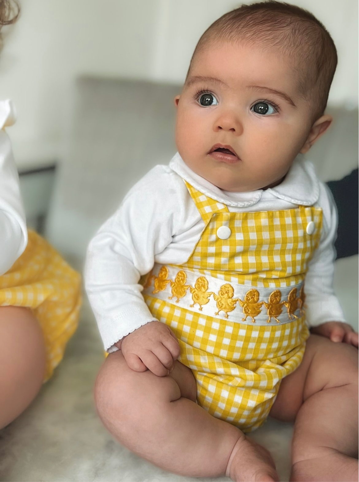 BIE EXCLUSIVE Easter chick Rompers
