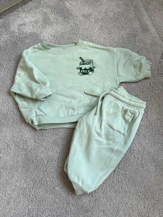 6-9m next mint green tracksuit