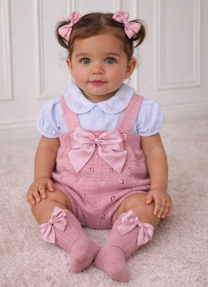 Dusty Pink Bow Set