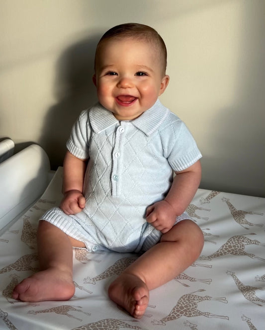 Luca Blue Romper