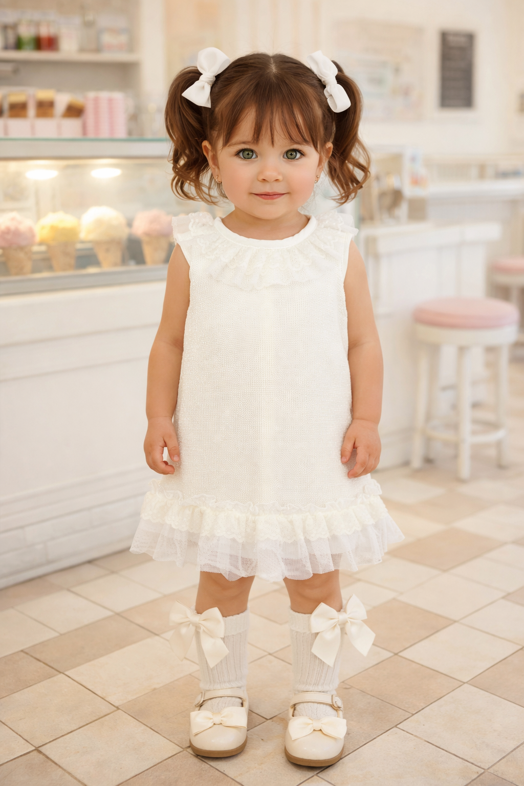 Pretty Ivory Dress