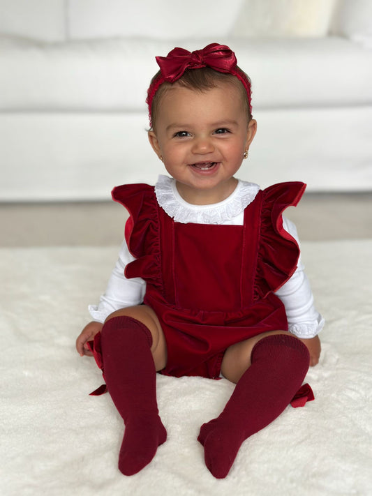 Red Frilly Romper