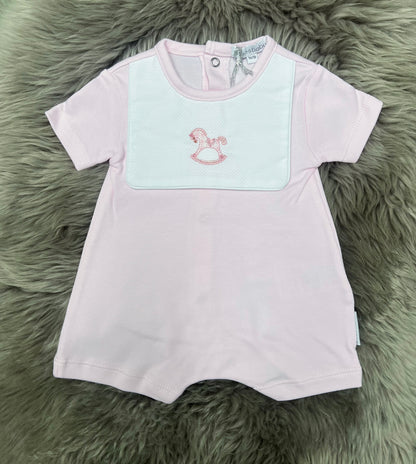 Summer Rocking Horse Rompers
