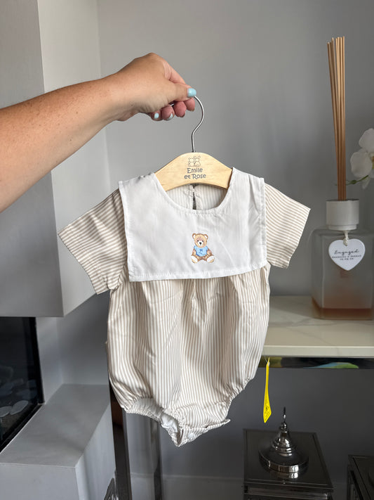 3-6m Teddy romper brand new