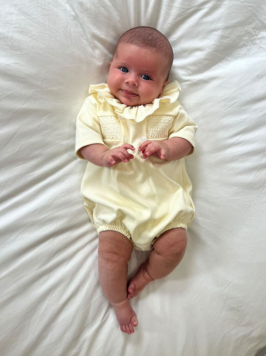 Girls Lemon Romper