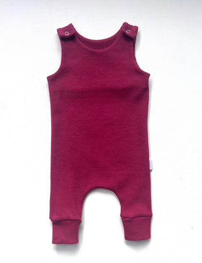 Claret Red Dungaree’s