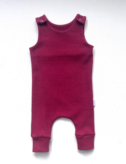 Claret Red Dungaree’s