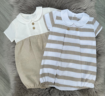 Hudson Stripe Romper
