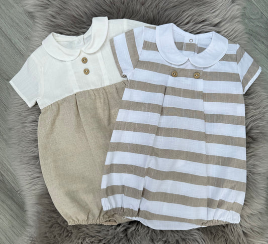 Hudson Stripe Romper