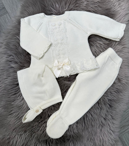 Cream Lace 3 piece