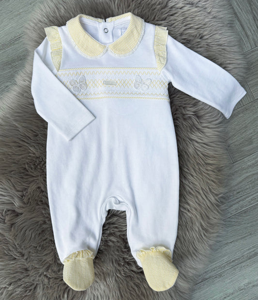 Lemon butterfly Babygrow