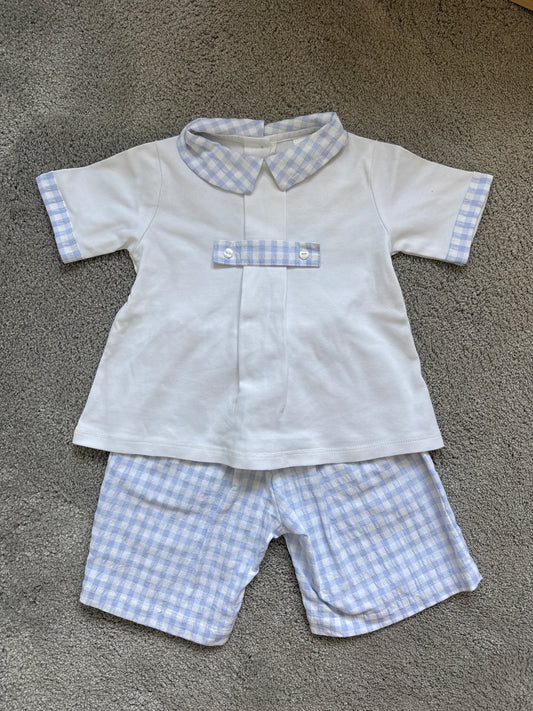 3years gingham set