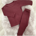 Aubergine Ribbed Tracksuit