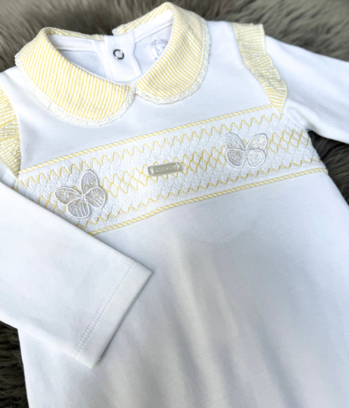 Lemon butterfly Babygrow