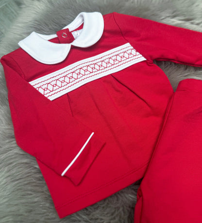 Red Smock Tracksuit