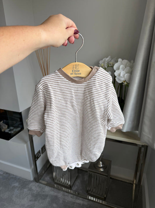 0-3m Mama&Papa Romper