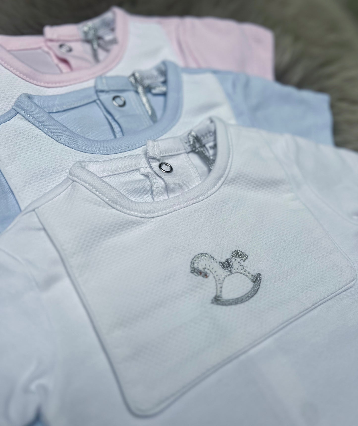 Summer Rocking Horse Rompers