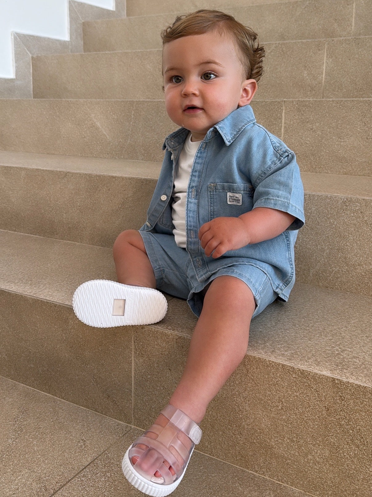 9-12m denim 2 piece