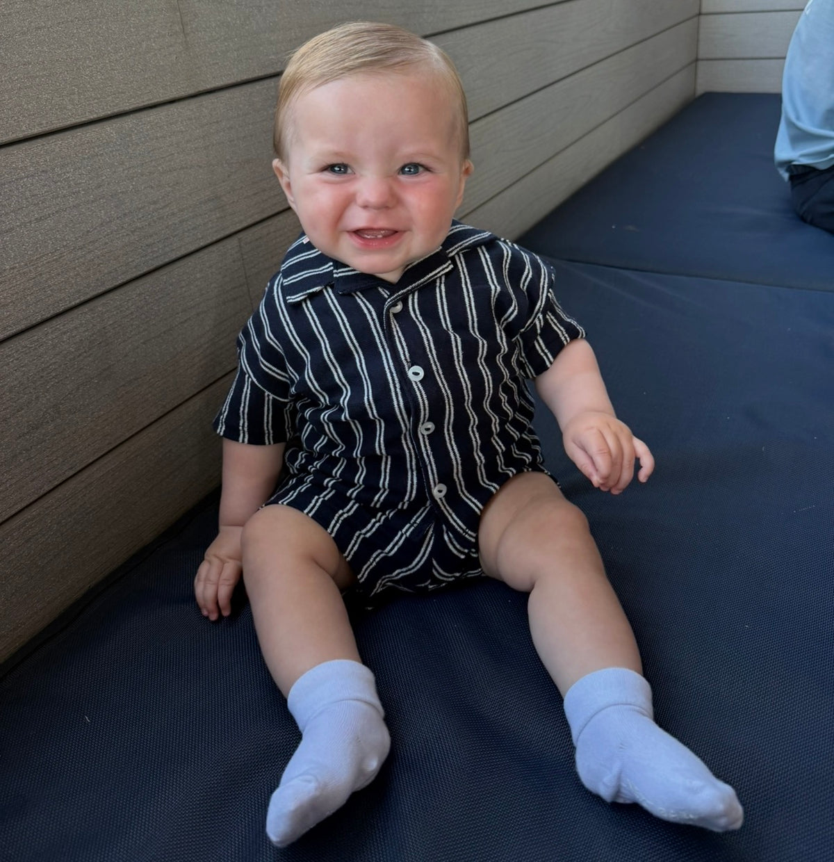 H&M navy set 6-9m & 2-3y