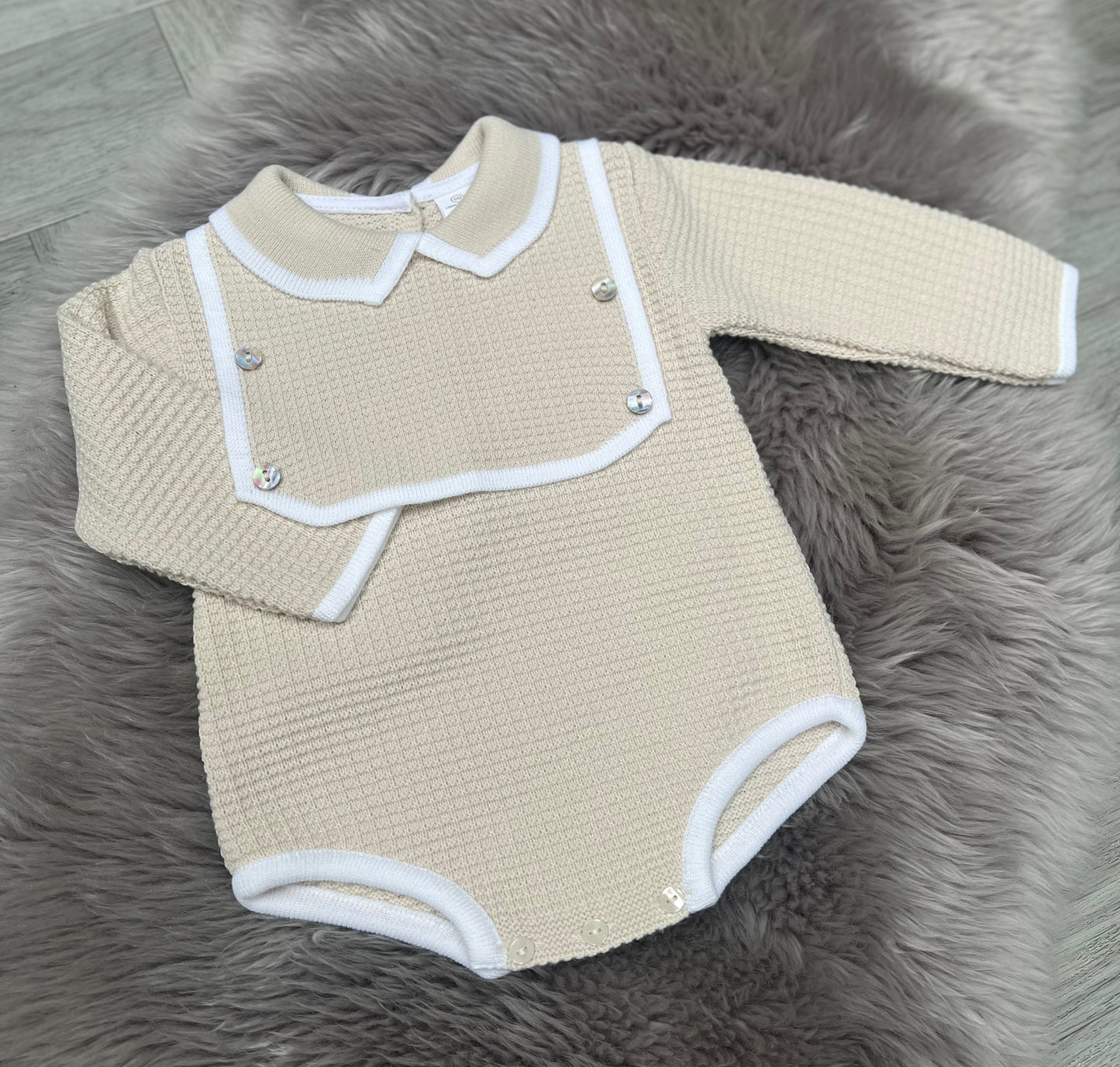 Beige Harley Romper