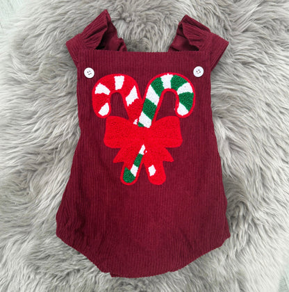 Candy Cane Romper