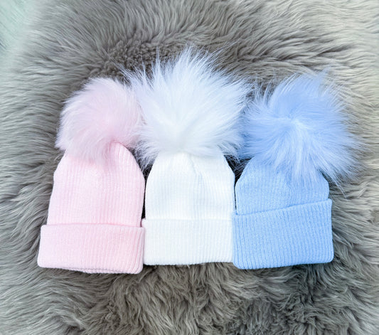 Single Pom Pom Hat