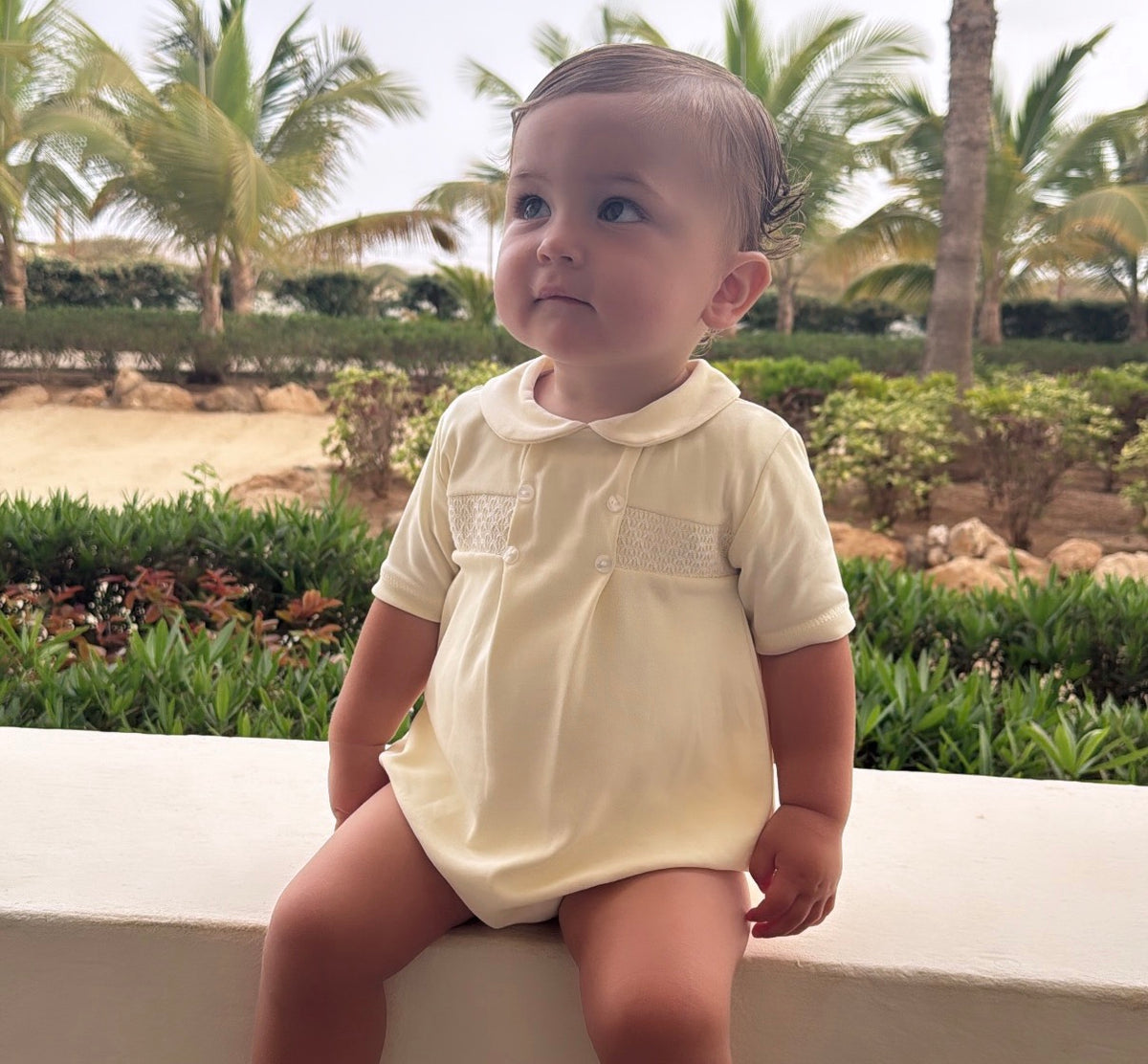 12m lemon romper