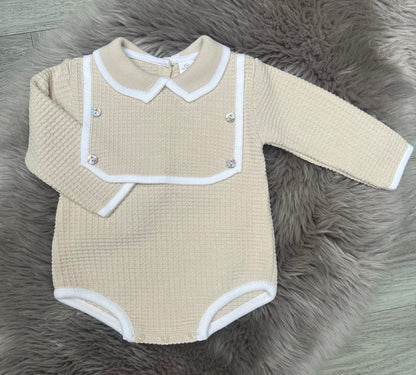 Beige Harley Romper