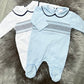 Baby Blue Hugo Babygrow