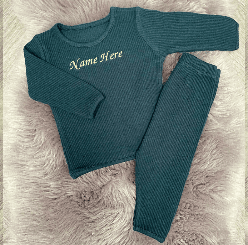 Ribbed Tracksuit Pine