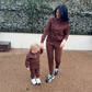 Walnut Adult Fleeced Tracksuit