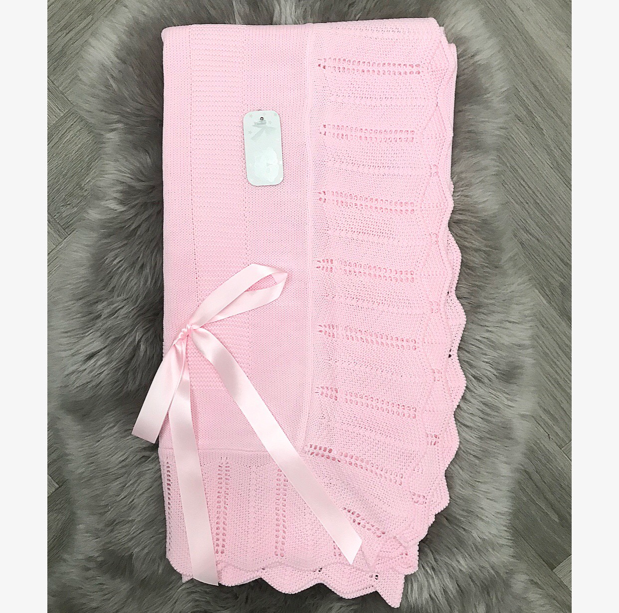 Pink Bow Blanket