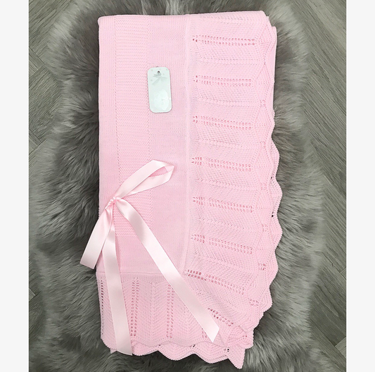 Pink Bow Blanket