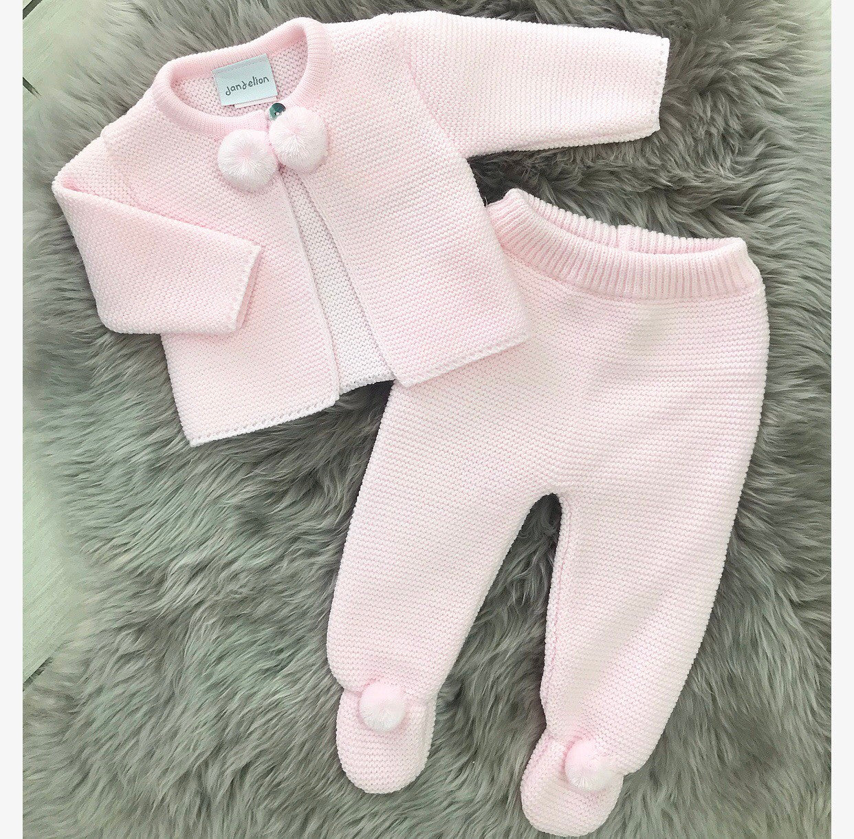 Pink Pom Pom 2 Piece