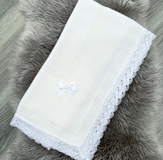 White Lace Blanket